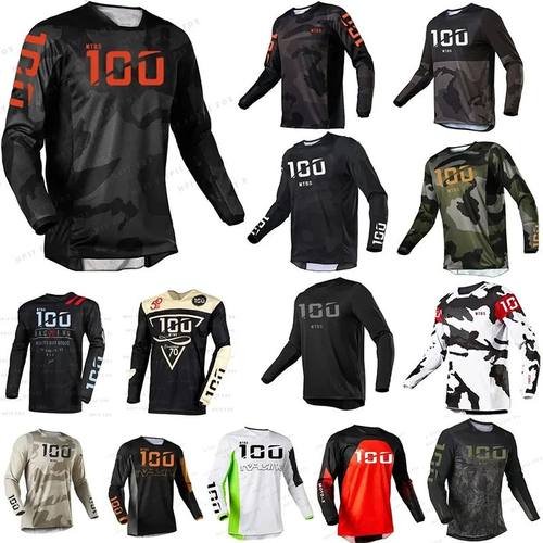 Camiseta de ciclismo MTBS100 para hombre, Jersey transpirabl