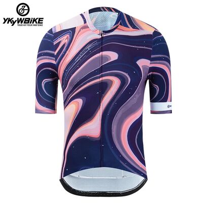 YKYWBIKE-ropa de ciclismo profesional para hombre, de manga