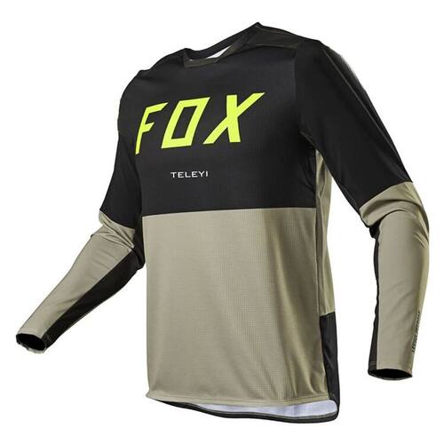 2024 Men's Downhill Jerseys Fox teleyi Mountain Bike MTB Shi