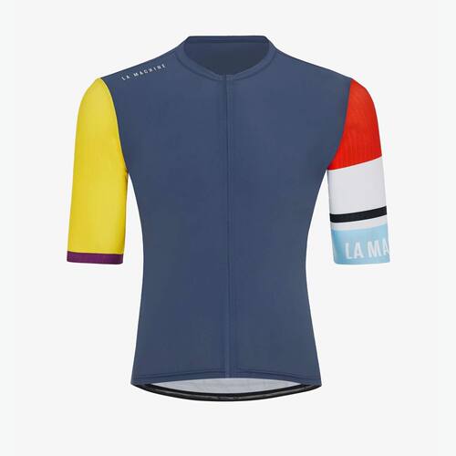 LA MACHINE-camisetas de ciclismo para hombre, ropa de manga