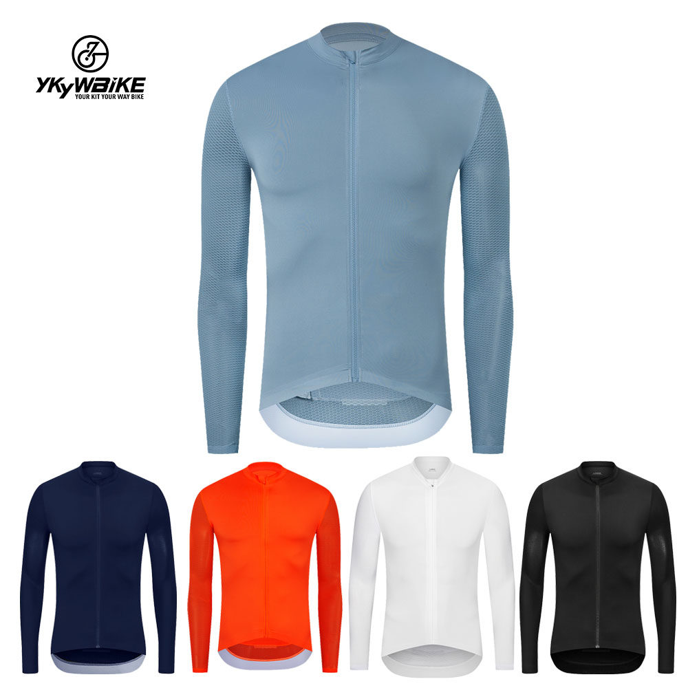 YKYWBIKE New Men Cycling Jacket Jersey Long Sleeve Cycling T - 封面