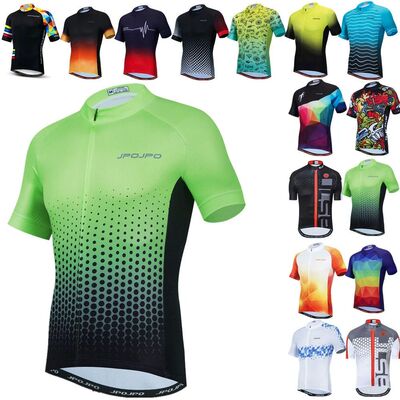 Camiseta de ciclismo para hombre, camisa de manga corta para