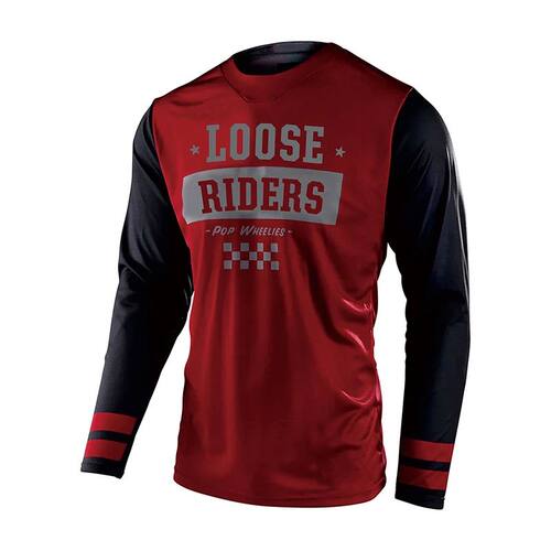 Camiseta de manga larga para motociclista, Jersey holgado pa