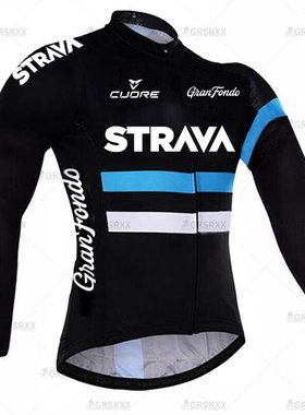 STRAVA 2022 Bicycle Jersey Road Bike Cycling Shirts Long Sle