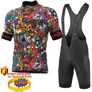 Tokidoki Tiger-traje de Ciclismo de manga corta para hombre,