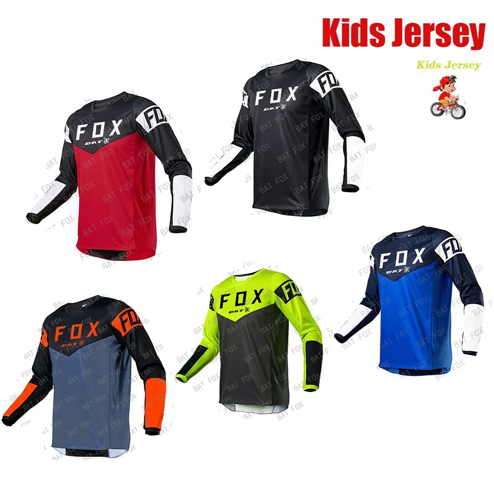 Camiseta de Motocross para ni?os, Jersey de bicicleta de mon