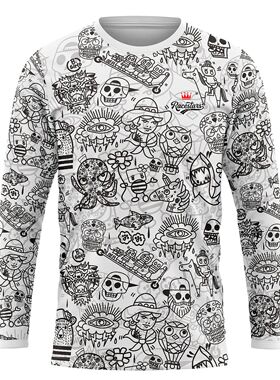 Camiseta de manga larga para Motocross, Maillot para Ciclism