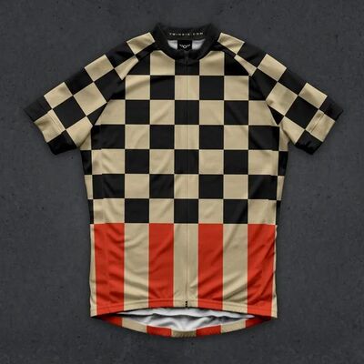 Twin six 6-camisetas retro de ciclismo para hombre, camisa d