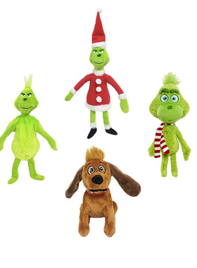How the Grinch Stole Plush Toys  Christmas Grinch Max Dog Pl