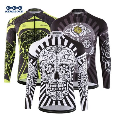 KEMALOCE-Camiseta de ciclismo profesional para hombre, Jerse
