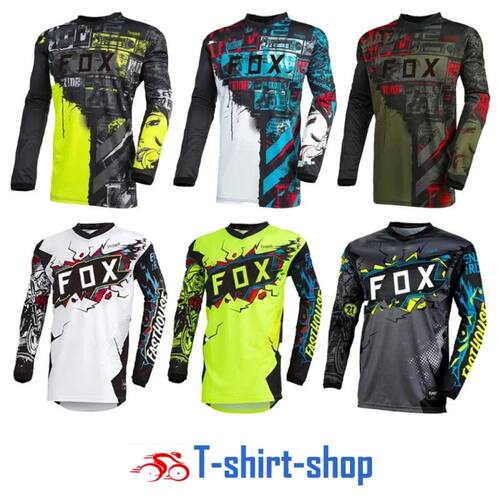 2024 Mountain Bike SportWear  fox Jersey Racing Bike Motorcy