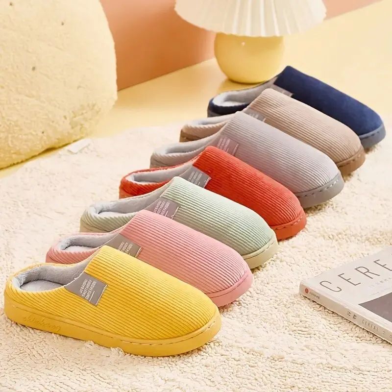 Women's Men's Thick Soft Bottom Home Slippers Household Plus
