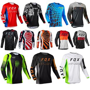 BAT FOX Downhill Jersey Long Sleeve Motocross T-Shirt Motorc
