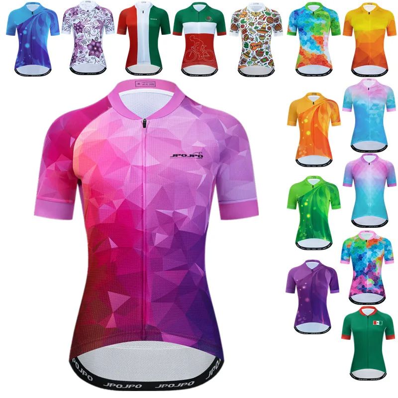 Camiseta de Ciclismo del equipo de bicicleta para mujer, Mai