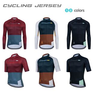 Raudax-camisetas de Ciclismo de manga larga para hombre, Kit
