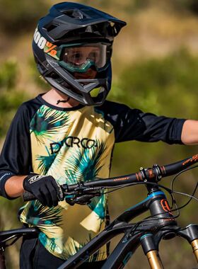 Camiseta de secado rápido para ni?os, Jersey juvenil de MTB