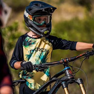 Camiseta de secado rápido para ni?os, Jersey juvenil de MTB