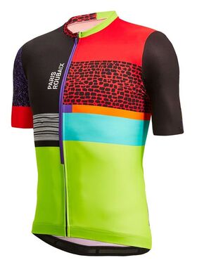Camiseta de Ciclismo del equipo Paris Roubaix para hombre, M