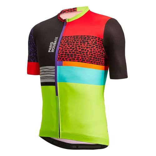 Camiseta de Ciclismo del equipo Paris Roubaix para hombre, M