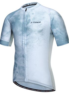 Camiseta de Ciclismo de X-TIGER para hombre, Maillot de vera