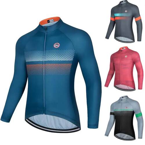 2024 New Autumn Cycling Jersey Long Sleeve Men Summer Cyclin