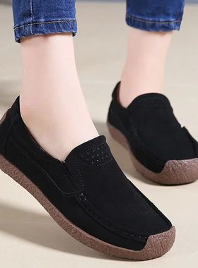 Suede Women Shoes Lightweight Women Sneakers Autumn Comforta