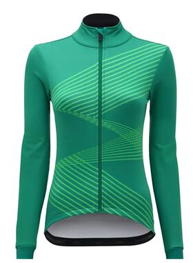 Camisetas de Ciclismo de manga larga para Mujer, Maillot tra