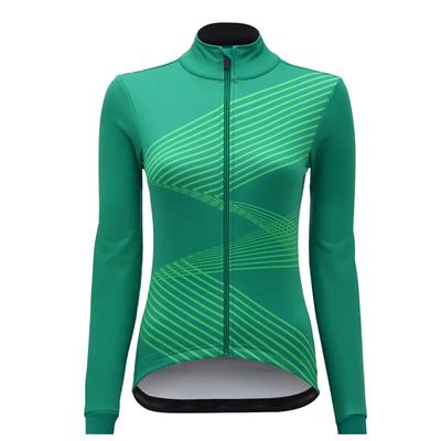 Camisetas de Ciclismo de manga larga para Mujer, Maillot tra