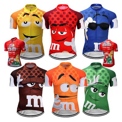 Camisetas de Ciclismo de 7 colores, Ropa divertida de verano