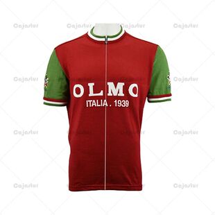 OLMO-Ropa de Ciclismo para hombre, camisetas Retro de manga