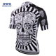 Pro Jersey Bike Polyester KEMALOCE Cycling Men White Skull