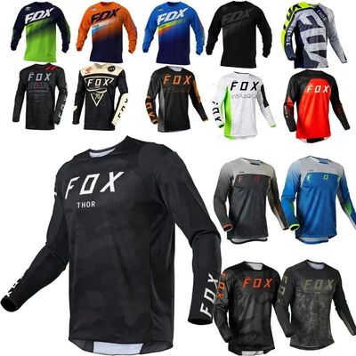 Camiseta de ciclismo Fox Thor para hombre y mujer, ropa para