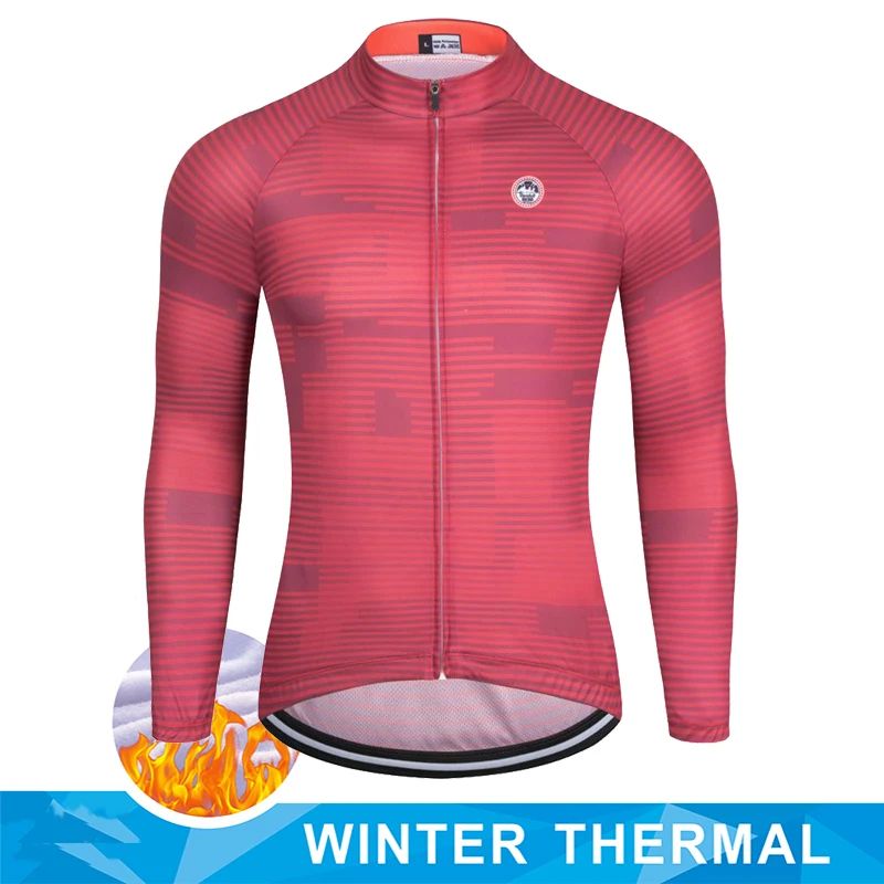 New 2023 Men Winter fleece Thermal Cycling Cothes MTB Bicycl