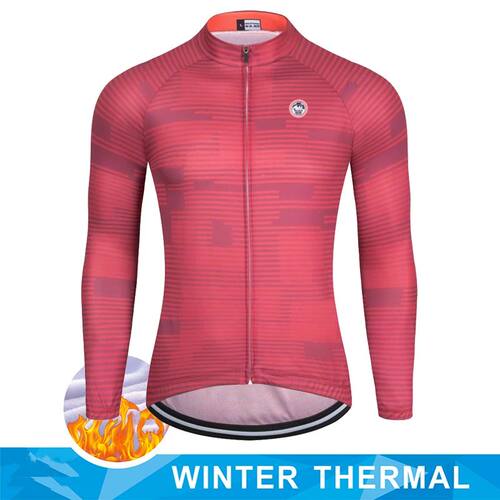New 2023 Men Winter fleece Thermal Cycling Cothes MTB Bicycl