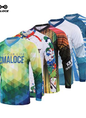 KEMALOCE-Camiseta de poliéster para hombre, Jersey verde de