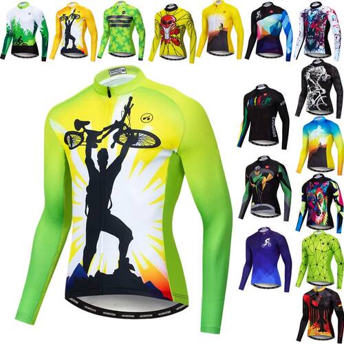 Weimostar-Jersey de Ciclismo de manga larga para hombre, rop