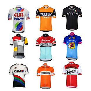 Molteni-maillot de Ciclismo clásico para hombre, Ropa de ma