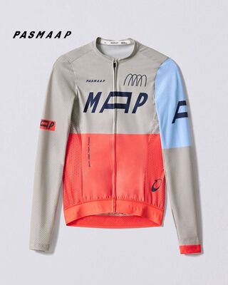 PASMAAP-Camiseta de manga larga de Ciclismo para Hombre, Mai