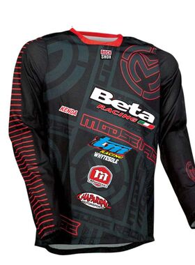 Camiseta de secado rápido para hombre, maillot DH para bici