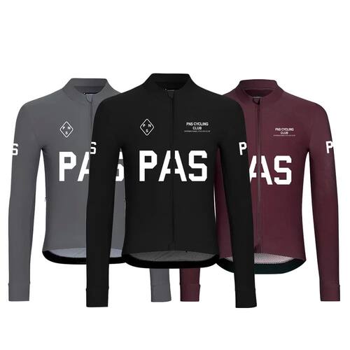 PNS-Maillot de Ciclismo de manga larga para Hombre, camiseta