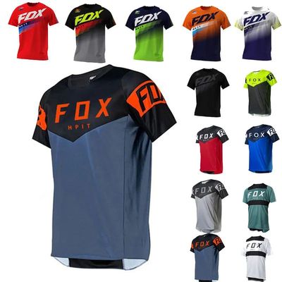 Hpit Fox-camisetas de descenso para hombre, ropa deportiva p