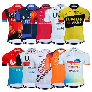 Camisetas de ciclismo del equipo de Francia para hombre, tra