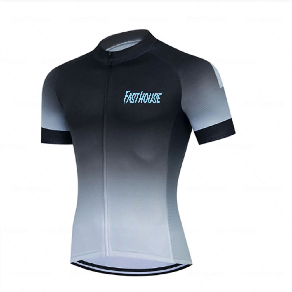 FASTHOUSE-Jersey de ciclismo con protección UV, Jersey de d