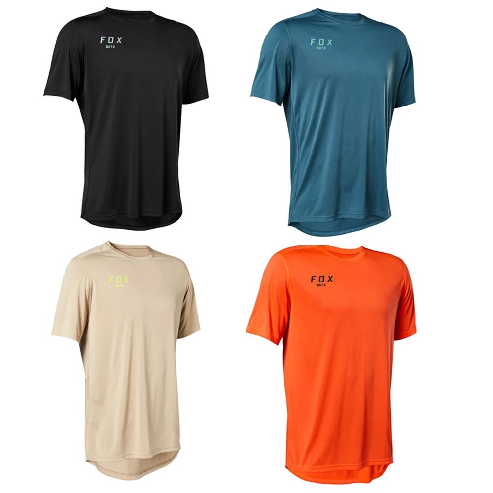 BAT FOX-Camiseta de bicicleta de monta?a, Jersey de motocicl