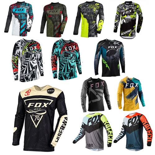 Camiseta Motocross Shirt BAT FOX Downhill Jersey Enduro MTB