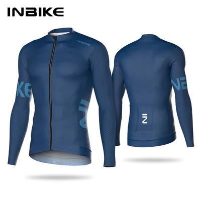 INBIKE-maillot de manga larga para ciclismo de carretera par