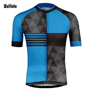 WULITOTO-maillot de manga corta para bicicleta de monta?a pa