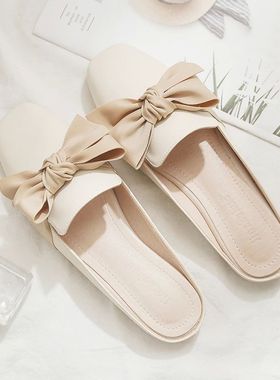 2023 Luxury Woman Mules Summer Close Toe Women Slippers Bowt