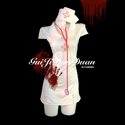 GJ诡计万圣节cos服装护士装