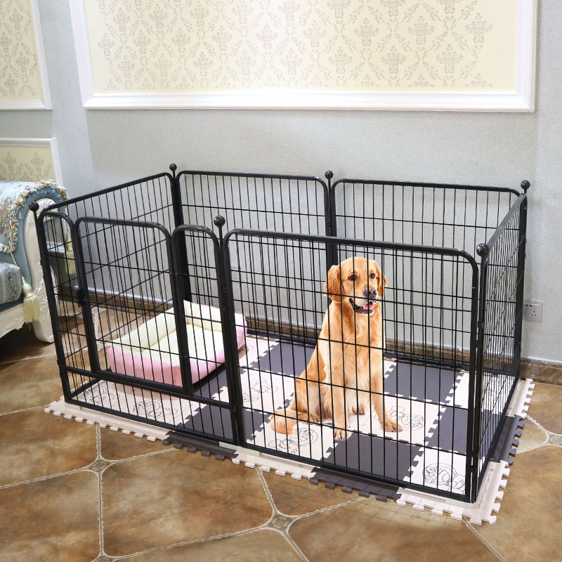 狗狗围栏室内小型犬泰迪中型大型犬金毛栅栏宠物兔子隔离门狗笼子 升郦精挑收集城